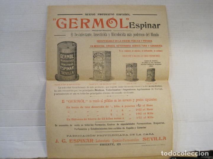Otros Art&iacute;culos de Coleccionismo en Papel: GERMOL ESPINAR-INSTRUCCIONES PARA LA DISOLUCION, DOSIFICACION Y MANIPULACION-VER FOTOS-(K-8491)