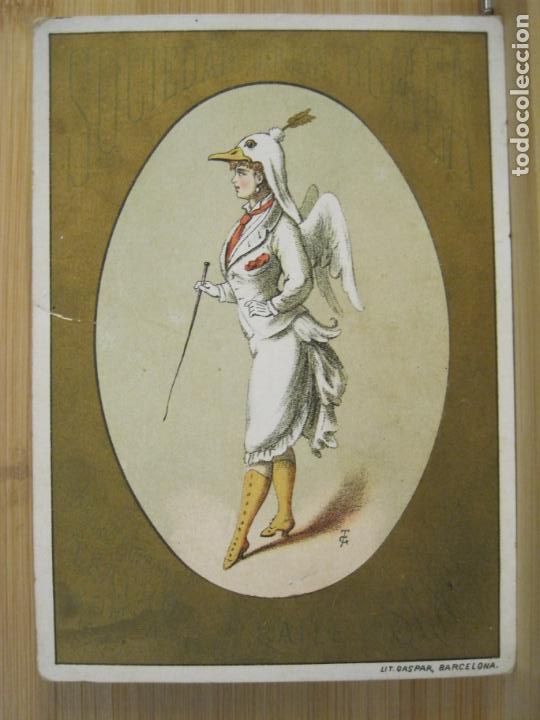 Otros art&iacute;culos de coleccionismo en papel: BARCELONA-SOCIEDAD JULIAN ROMEA-INVITACION BAILE DE MASCARAS-A&Ntilde;O 1885-VER FOTOS-(99.993)