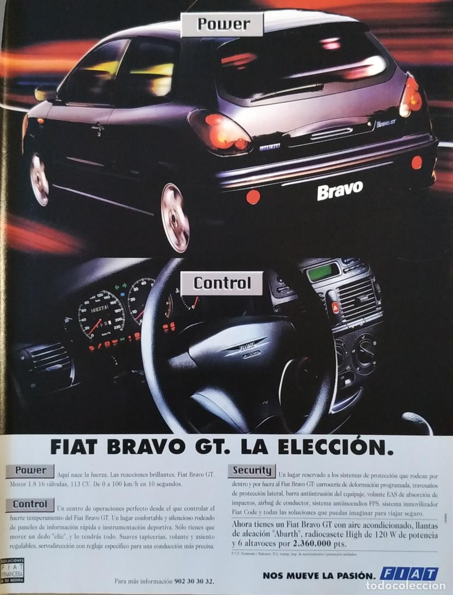 Otros Art&iacute;culos de Coleccionismo en Papel: ANTIGUO ANUNCIO PUBLICITARIO FIAT BRAVO GT