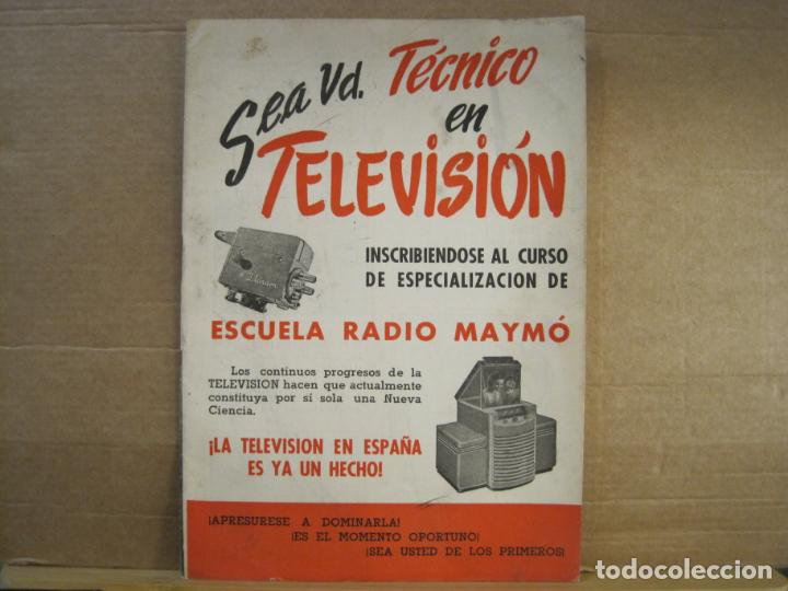 Otros Art&iacute;culos de Coleccionismo en Papel: SEA USTED TECNICO EN TELEVISION-ESCUELA RADIO MAYMO-PUBLICIDAD-VER FOTOS-(K-8505)