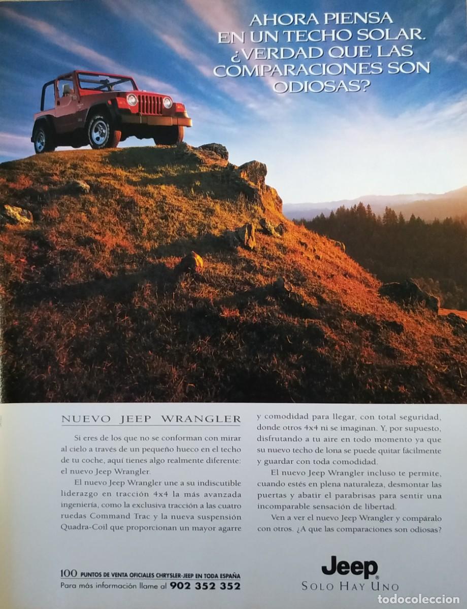 antiguo anuncio publicitario jeep wrangler - Buy Other objects made of  paper on todocoleccion