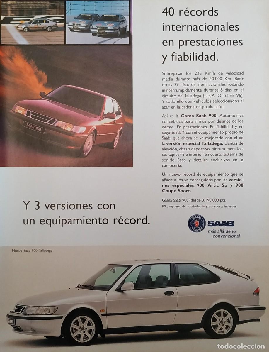 Otros Art&iacute;culos de Coleccionismo en Papel: ANTIGUO ANUNCIO PUBLICITARIO SAAB 900