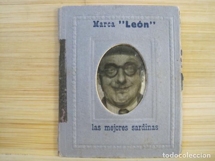 Sammelleidenschaft Andere Papierartikel: MARCA LEON-LAS MEJORES SARDINAS-FABRICA PEREZ HERMANOS-AYAMONTE (HUELVA)-VER FOTOS-(100.019)