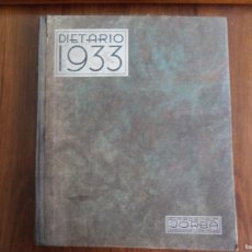 Otros Artículos de Coleccionismo en Papel: DIETARIO DE 1933 - ALMACENES JORBA . - MANRESA. Lote 387719829