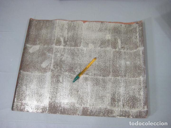 Otros Art&iacute;culos de Coleccionismo en Papel: PLIEGO DE PAPEL MUY ANTIGUO DE COLOR PLATA PARA CASA DE MU&Ntilde;ECAS ANTIGUA O RESTAURACI&Oacute;N