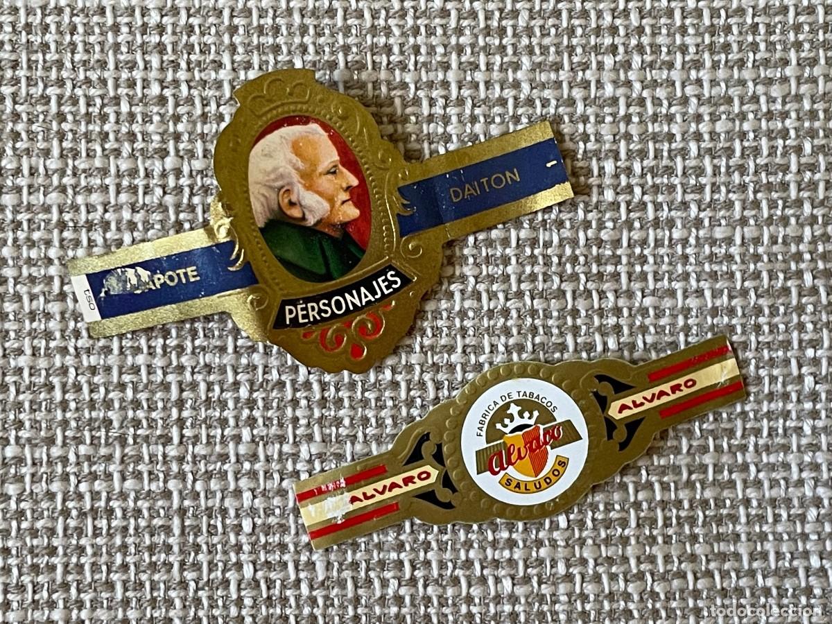 Otros Art&iacute;culos de Coleccionismo en Papel: LOTE 2 VITOLAS PUROS HABANOS PERSONAJES ILUSTRES CAPOTE DAITON ALVARO