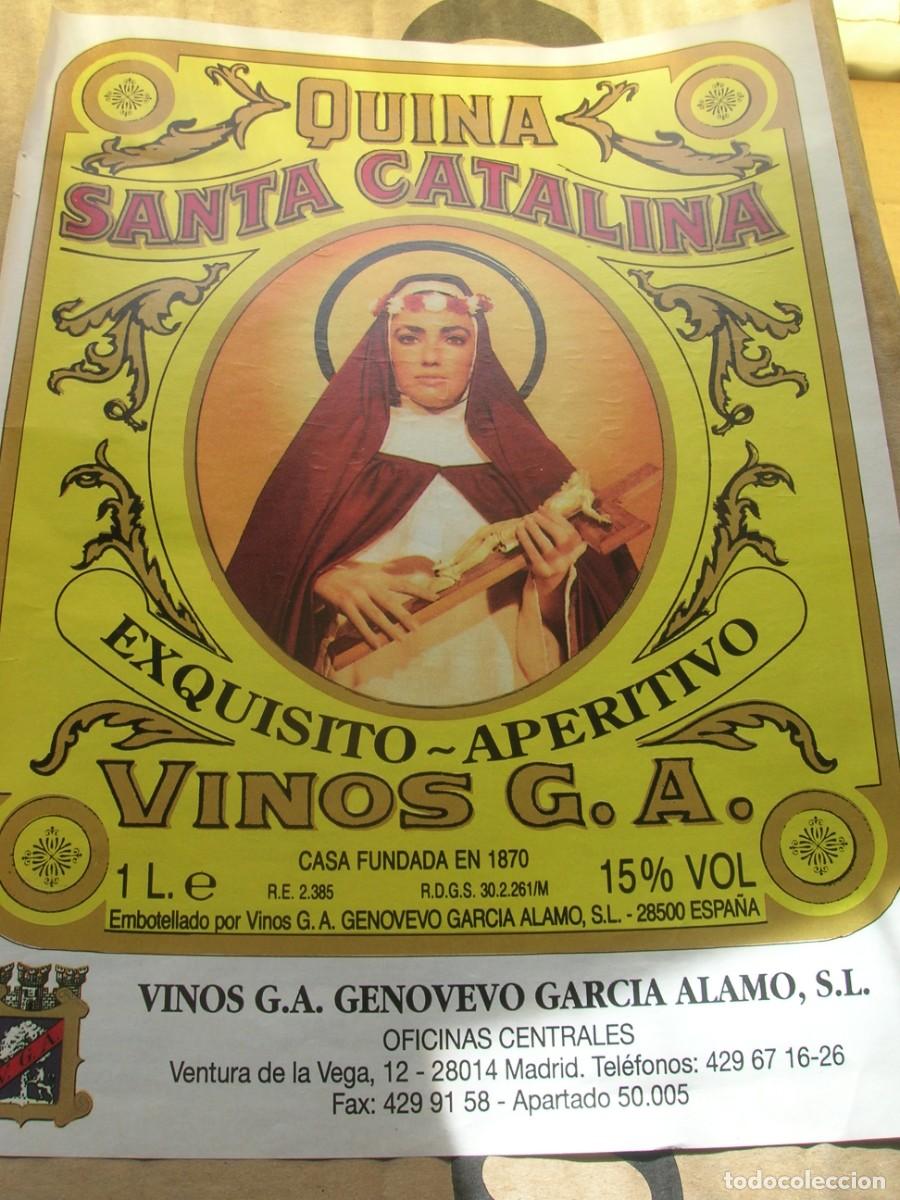 Otros art&iacute;culos de coleccionismo en papel: Quina Santa Catalina. Hoja publicidad de revista, a&ntilde;o 1994. Ideal para enmarcar.