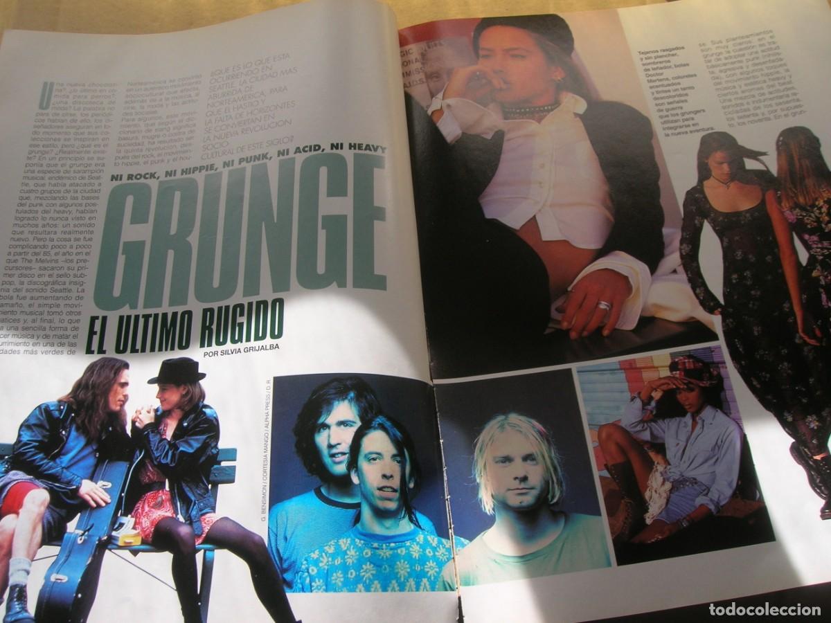 Otros art&iacute;culos de coleccionismo en papel: Ni rock, ni hippie, ni punk, ni acid, ni heavy. Grunge el &uacute;ltimo rugido. 3 Hojas revista. A&ntilde;o 1993.