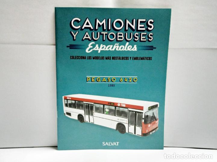 Otros art&iacute;culos de coleccionismo en papel: FASC&Iacute;CULO PEGASO 6420 TMB 1989 - SALVAT CAMIONES Y AUTOBUSES ESPA&Ntilde;OLES 1:43 AUTOB&Uacute;S BUS BARCELONA 92