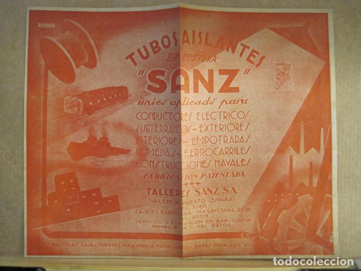 Sammelleidenschaft Andere Papierartikel: TUBOS AISLANTES SIN COSTURA-MARCA SANZ-FERROCARRIL-BARCOS ETC-PUBLICIDAD ANTIGUA-VER FOTOS-(K-8697)
