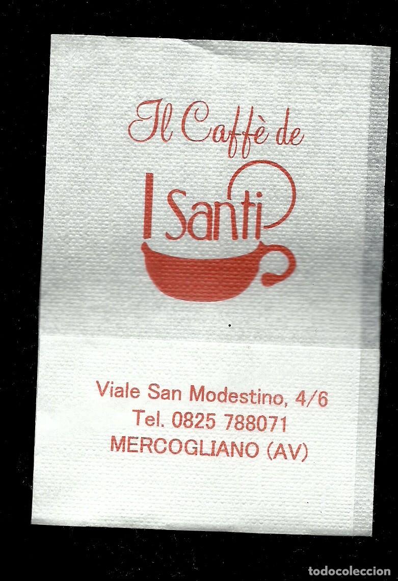 Otros art&iacute;culos de coleccionismo en papel: Tovagliolino da Caff&egrave; - I Santi - Mercogliano ( Avellino )