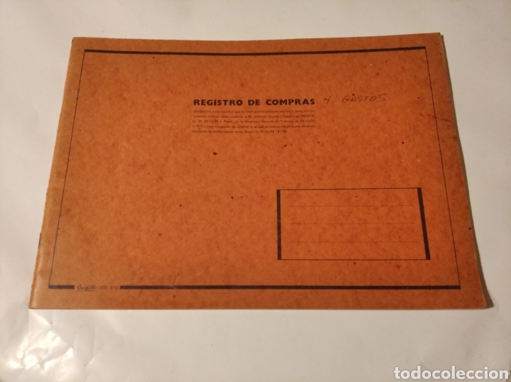 Outros artigos de papel: Libros de registro de compras de buffetti