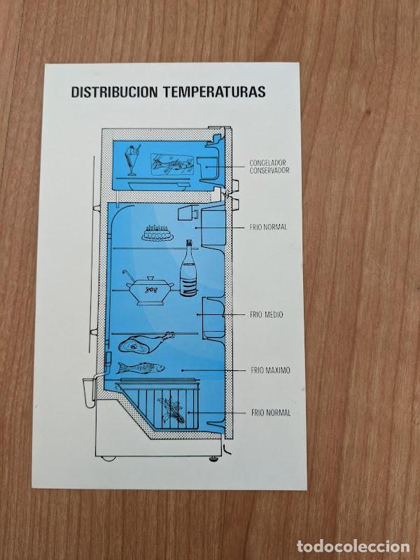 Paper Collecting Others: TARJETA DISTRIBUCI&Oacute;N TEMPERATURAS FRIGOR&Iacute;FICOS CORBER&Oacute;