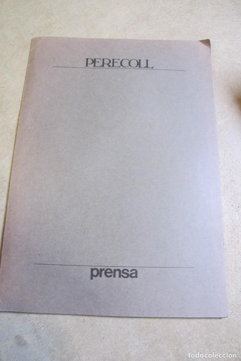 Altri oggetti di carta: PERE COLL PRENSA DOSIER CON DOS FOTOS UN CATALOGO Y UN ESCRITO