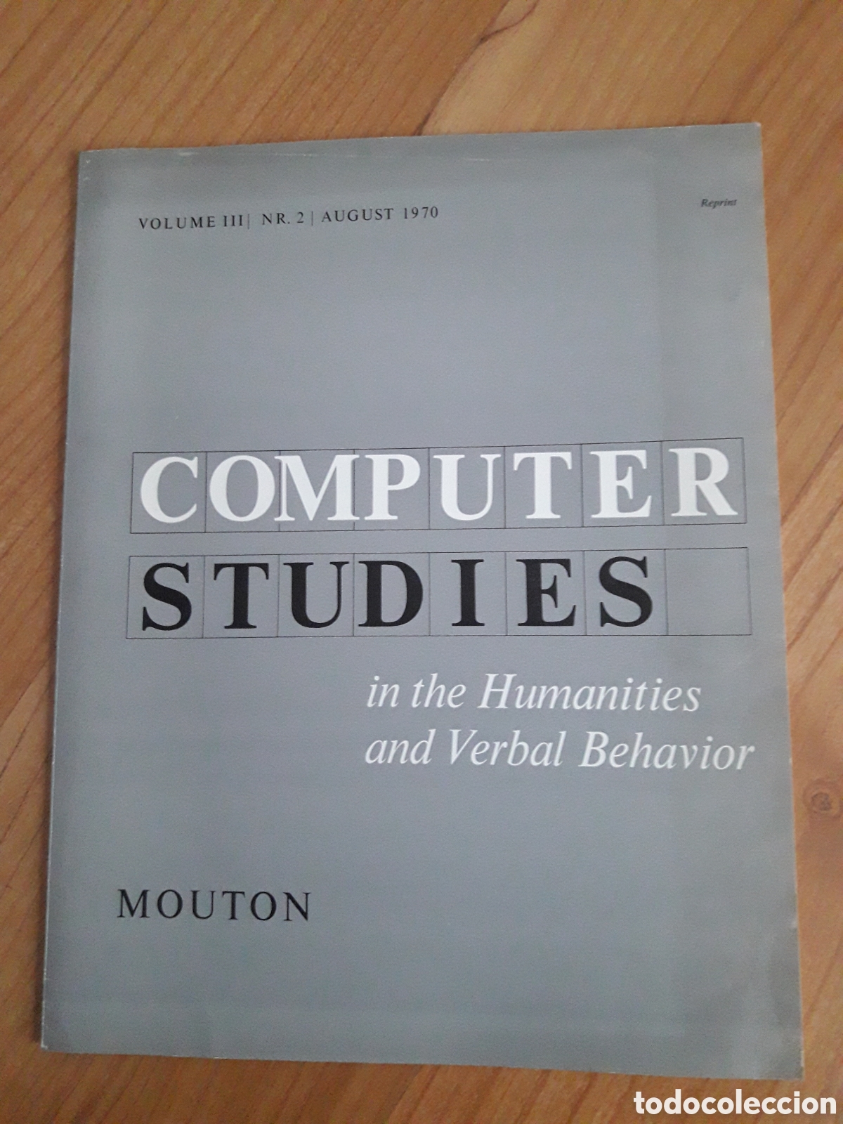 Collectionnisme Papier divers: TO UNCOVER, TO DEDUCE, TO CONCLUDE. PAUL WESTON. 1970. COMPUTER STUDIES. MOUTON