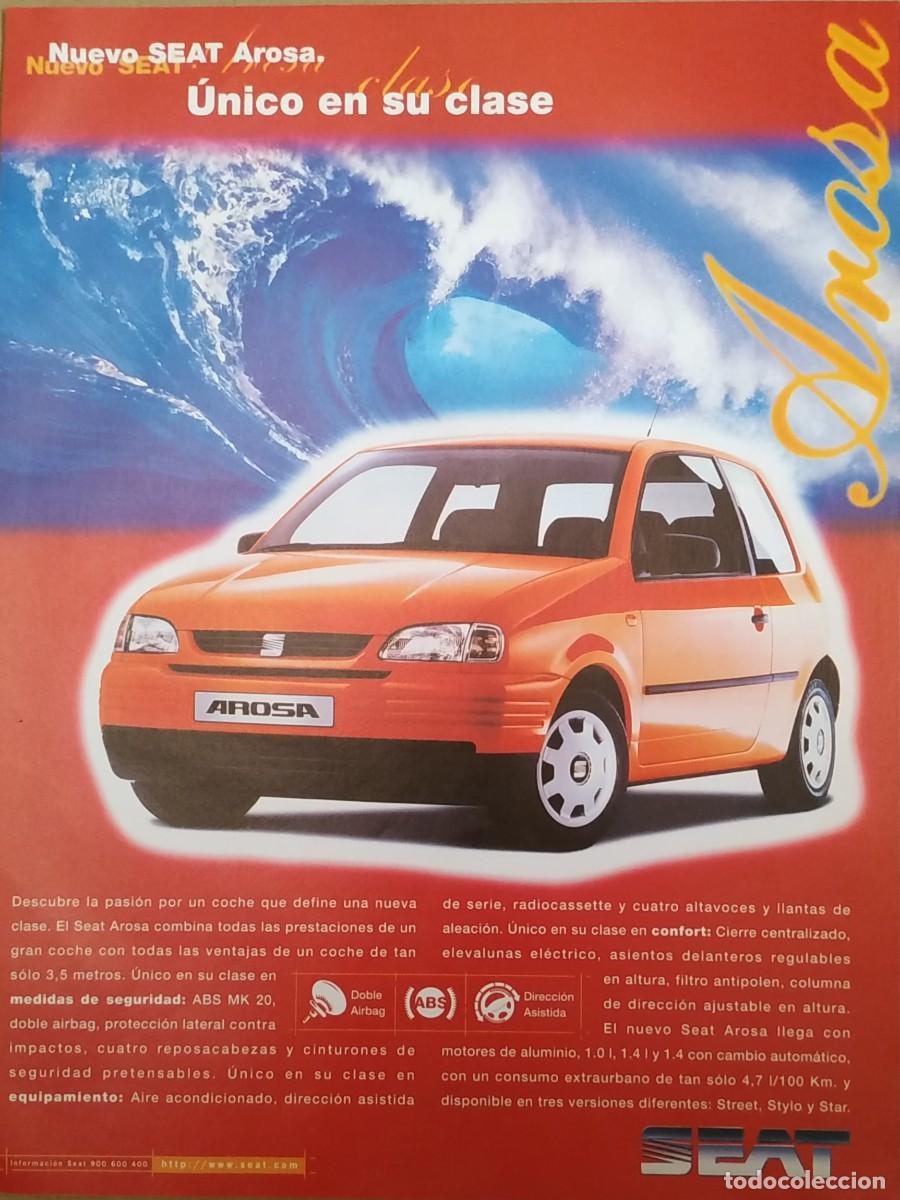 Otros art&iacute;culos de coleccionismo en papel: ANUNCIO PUBLICITARIO SEAT AROSA