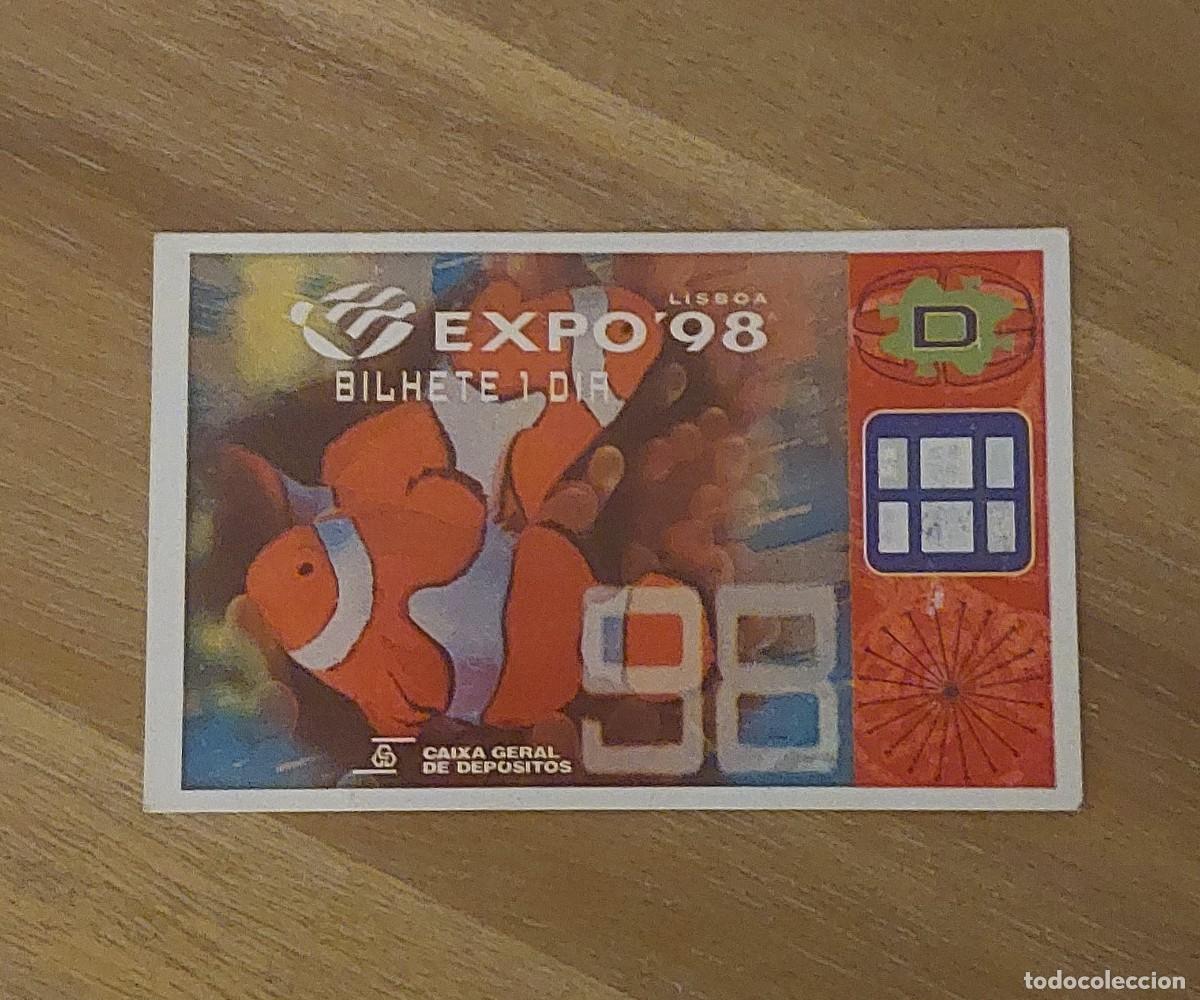 Otros art&iacute;culos de coleccionismo en papel: LOTE DE 2 ENTRADAS PARA EXPO 98 DE LISBOA - PORTUGAL - 17 JULIO 1998
