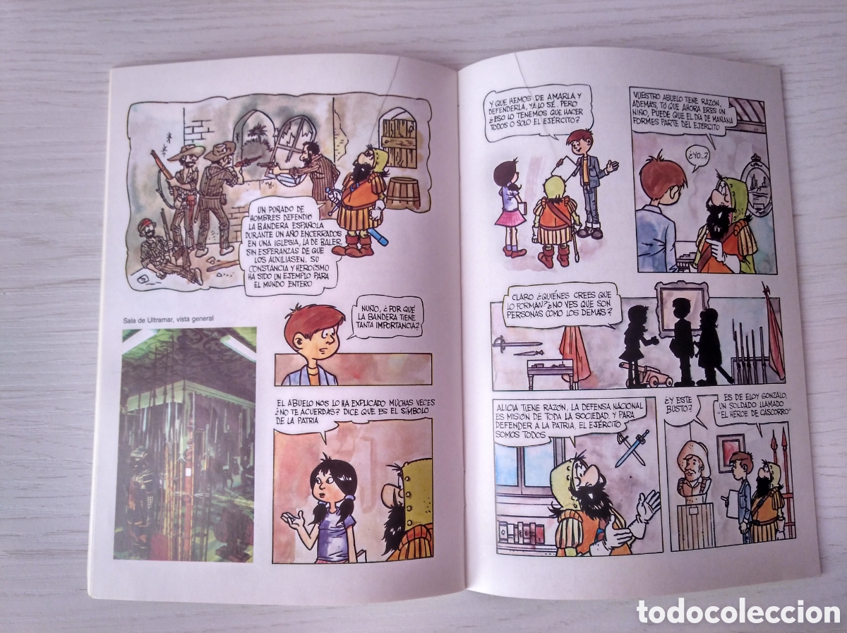 Otros art&iacute;culos de coleccionismo en papel: C&oacute;mic gu&iacute;a Museo del Ej&eacute;rcito - Foto 6