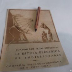 Otros Artículos de Coleccionismo en Papel: RECORTE PUBLICIDAD AÑO 1929.- ESTUFA ELÉCTRICA -COMPAÑÍA HISPANO-AMERICANA DE ELECTRICIDAD