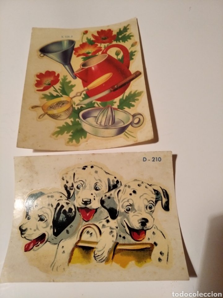 Otros art&iacute;culos de coleccionismo en papel: Dos calcoman&iacute;as antiguas - Foto 1