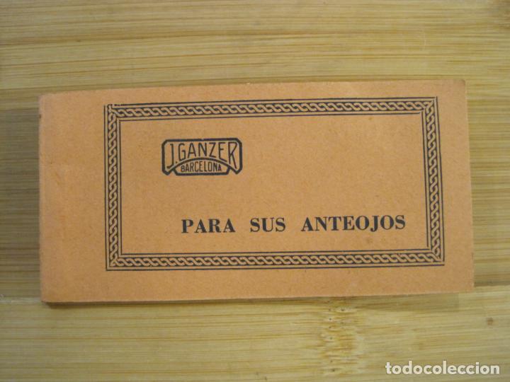 Otros art&iacute;culos de coleccionismo en papel: BARCELONA-J. GANZER-PAPELES FINOS BLANCOS PARA LIMPIAR-FOTOGRAFIA-ANTEOJOS -GAFAS-VER FOTOS-(K-8842)