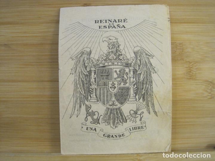Otros Art&iacute;culos de Coleccionismo en Papel: COLABORA EN LA CRUZADA ESPA&Ntilde;OLA DE LA REALEZA DEL SAGRADO CORAZON-PUBLICIDAD-VER FOTOS-(K-8843)