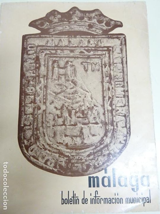 Paper Collecting Others: REVISTA LIBRO BOLET&Iacute;N INFORMACI&Oacute;N MUNICIPAL M&Aacute;LAGA N&Uacute;MERO 3 1969, BURSOTOS PUERTO ABASTECIMIE. 350GR