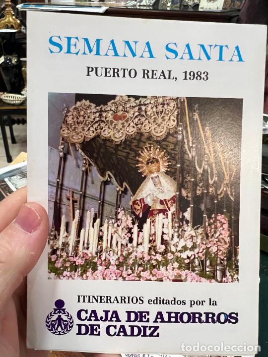 Paper Collecting Others: PROGRAMA ITINERARIO SEMANA SANTA DE PUERTO REAL 1983