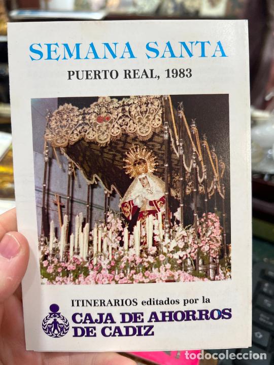 Paper Collecting Others: PROGRAMA ITINERARIO SEMANA SANTA DE PUERTO REAL 1983