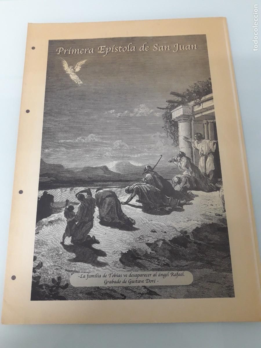 Altri oggetti di carta: FOLLETO PRIMERA EP&Iacute;STOLA DE SAN JUAN - BIBLIA DE JERUSAL&Eacute;N - RELIGI&Oacute;N