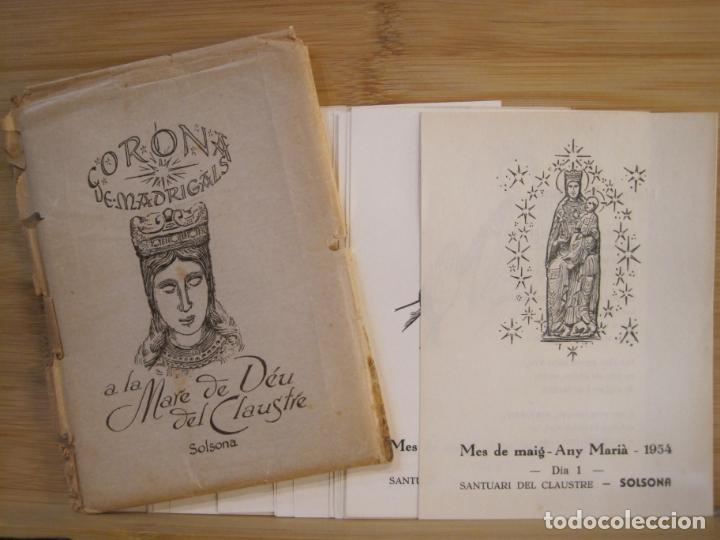 Otros Art&iacute;culos de Coleccionismo en Papel: SOLSONA-CORONA DE MADRIGALS A LA MARE DE DEU DEL CLAUSTRE-VER FOTOS-(K-8873)