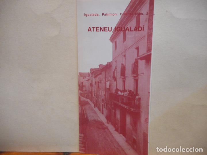 Collectionnisme Papier divers: ATENEU IGUALAD&Iacute;. IGUALADA, PATRIMONI CULTURAL NUM. 2. AJUNTAMENT D'IGUALADA