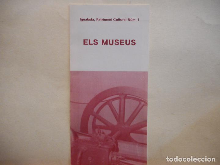 Collectionnisme Papier divers: ELS MUSEUS. IGUALADA, PATRIMONI CULTURAL NUM. 1. AJUNTAMENT D'IGUALADA