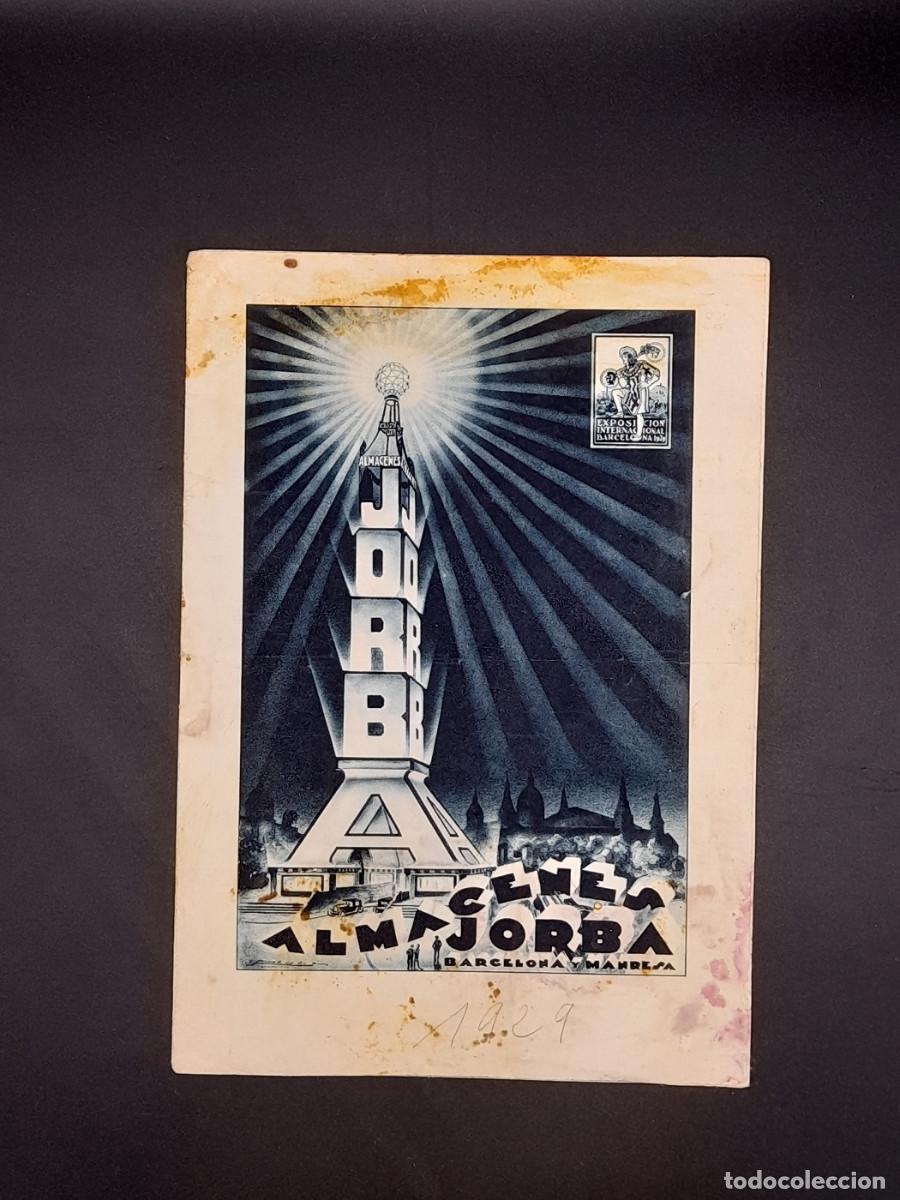 Sammelleidenschaft Andere Papierartikel: ALMACENES JORBA, Exposici&oacute; Internacional de Barcelona 1929