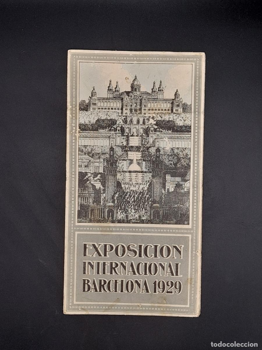 Outros artigos de papel: triptic Exposici&oacute; Internacional de Barcelona 1929