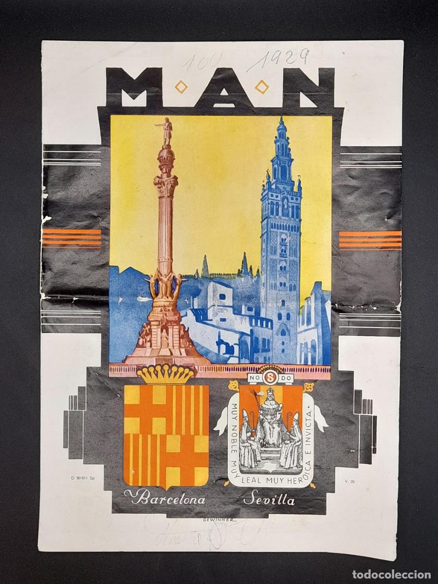 Otros Art&iacute;culos de Coleccionismo en Papel: Motores M.A.N.