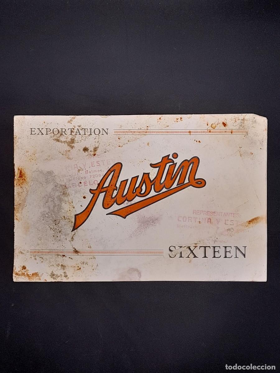 Sammelleidenschaft Andere Papierartikel: AUSTIN MOTOR CO. Ltd, Exposici&oacute; Internacional de Barcelona 1929