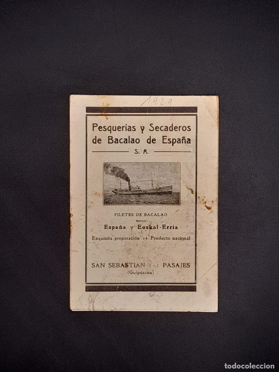Sammelleidenschaft Andere Papierartikel: Pesquer&iacute;as y Secaderos de Bacalao de Espa&ntilde;a, S.A.