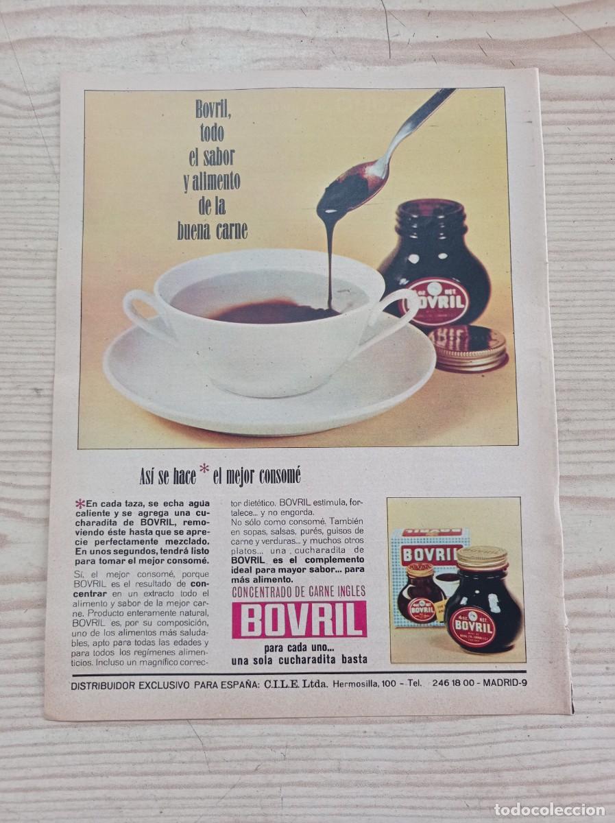 Paper Collecting Others: Hoja Publicidad Bovril - A&ntilde;os 60