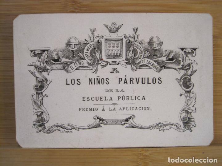 Otros Art&iacute;culos de Coleccionismo en Papel: LOGRO&Ntilde;O-LOS NI&Ntilde;OS PARVULOS DE LA ESCUELA PUBLICA-PREMIO-LIT SEGURA-VER FOTOS-(100.752)