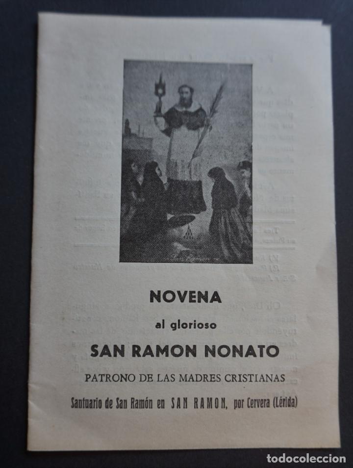 Outros artigos de papel: Sant Ram&oacute;n Nonato, diptico de la Novenaen el Santuario de San Ram&oacute;n, Cervera (Lleida)