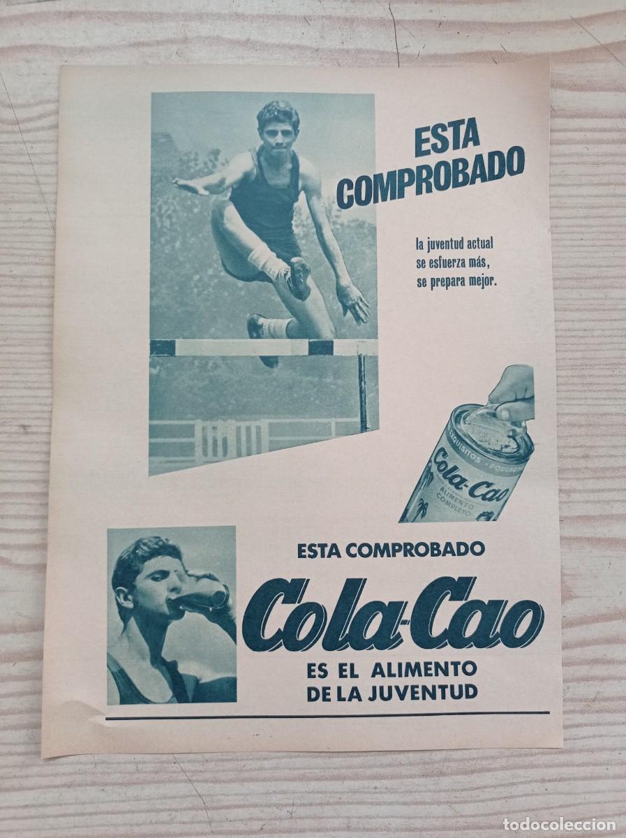 Otros Art&iacute;culos de Coleccionismo en Papel: Hoja Publicidad Cola-Cao - A&ntilde;os 60 - Lote 1