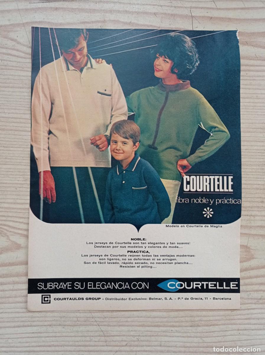 Paper Collecting Others: Hoja Publicidad Courtelle - A&ntilde;os 60