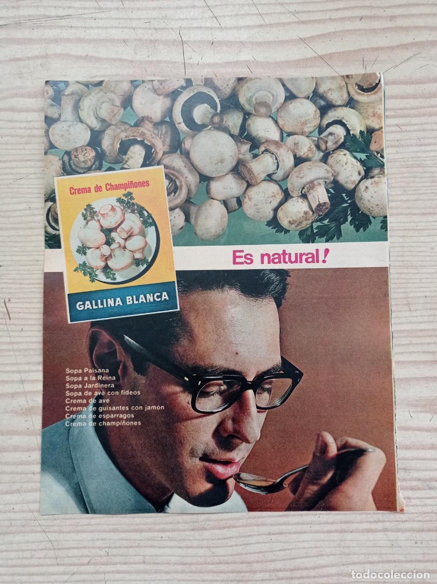 Paper Collecting Others: Hoja Publicidad Crema De Champi&ntilde;ones Gallina Blanca - A&ntilde;os 60
