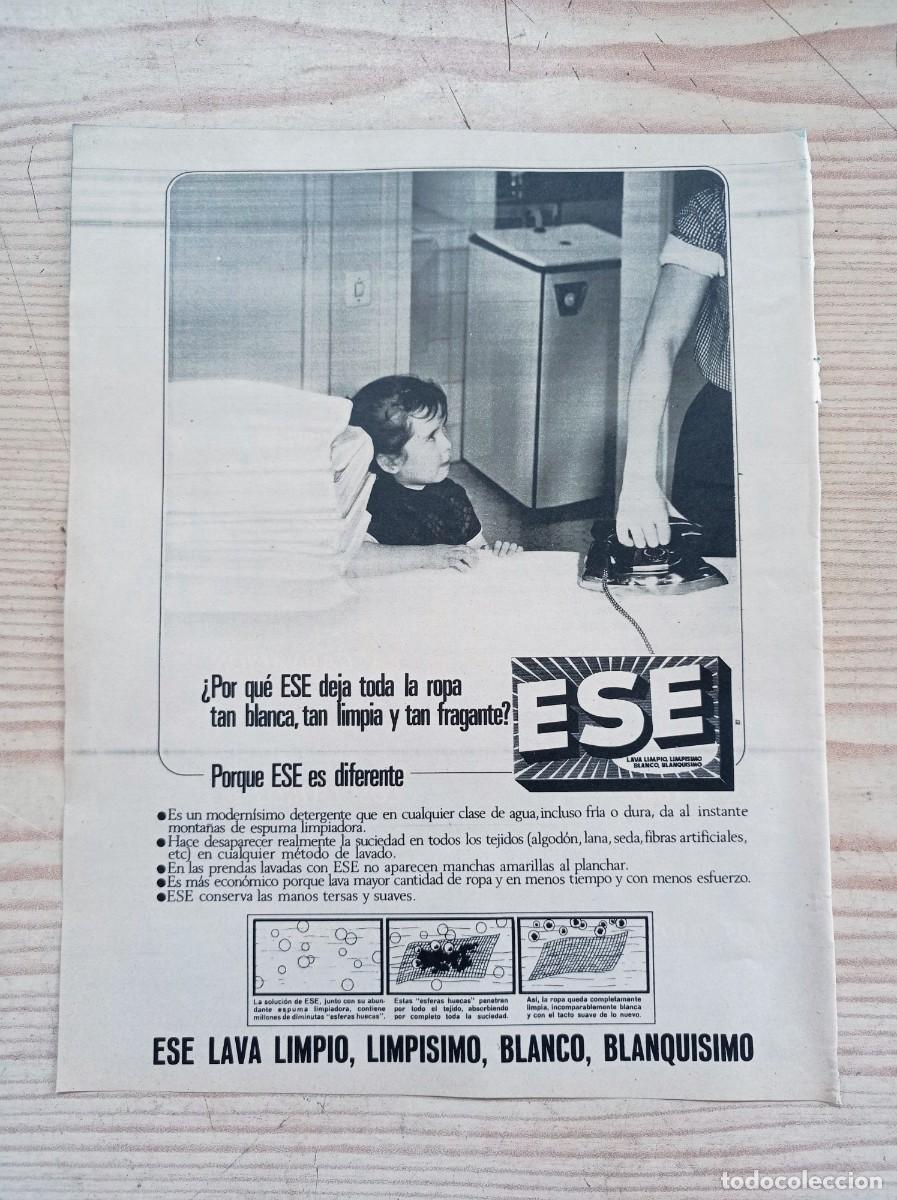 Sammelleidenschaft Andere Papierartikel: Hoja Publicidad Detergente ESE - A&ntilde;os 60 - Lote 3