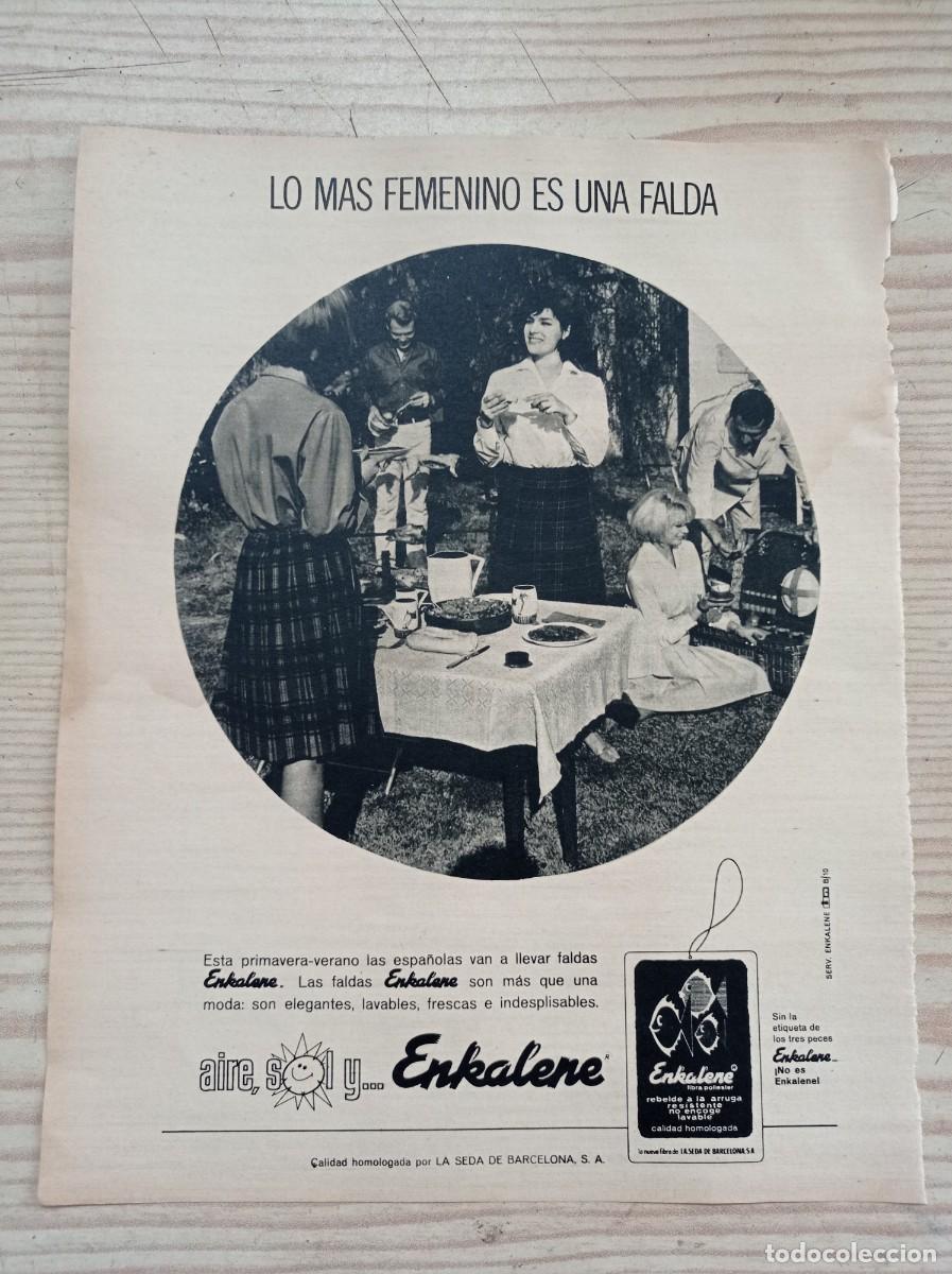 Paper Collecting Others: Hoja Publicidad Faldas ENKALENE - A&ntilde;os 60