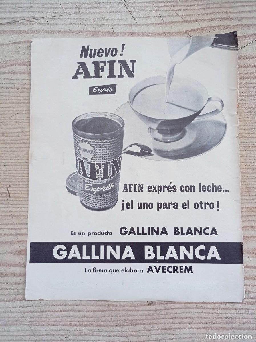 Paper Collecting Others: Hoja Publicidad Gallina Blanca Avecrem - A&ntilde;os 60 - Lote 2