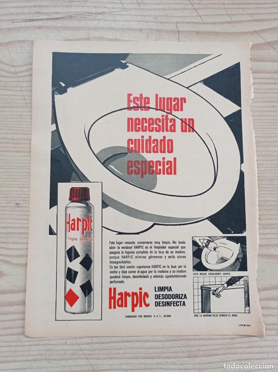 Paper Collecting Others: Hoja Publicidad Harpic - A&ntilde;os 60