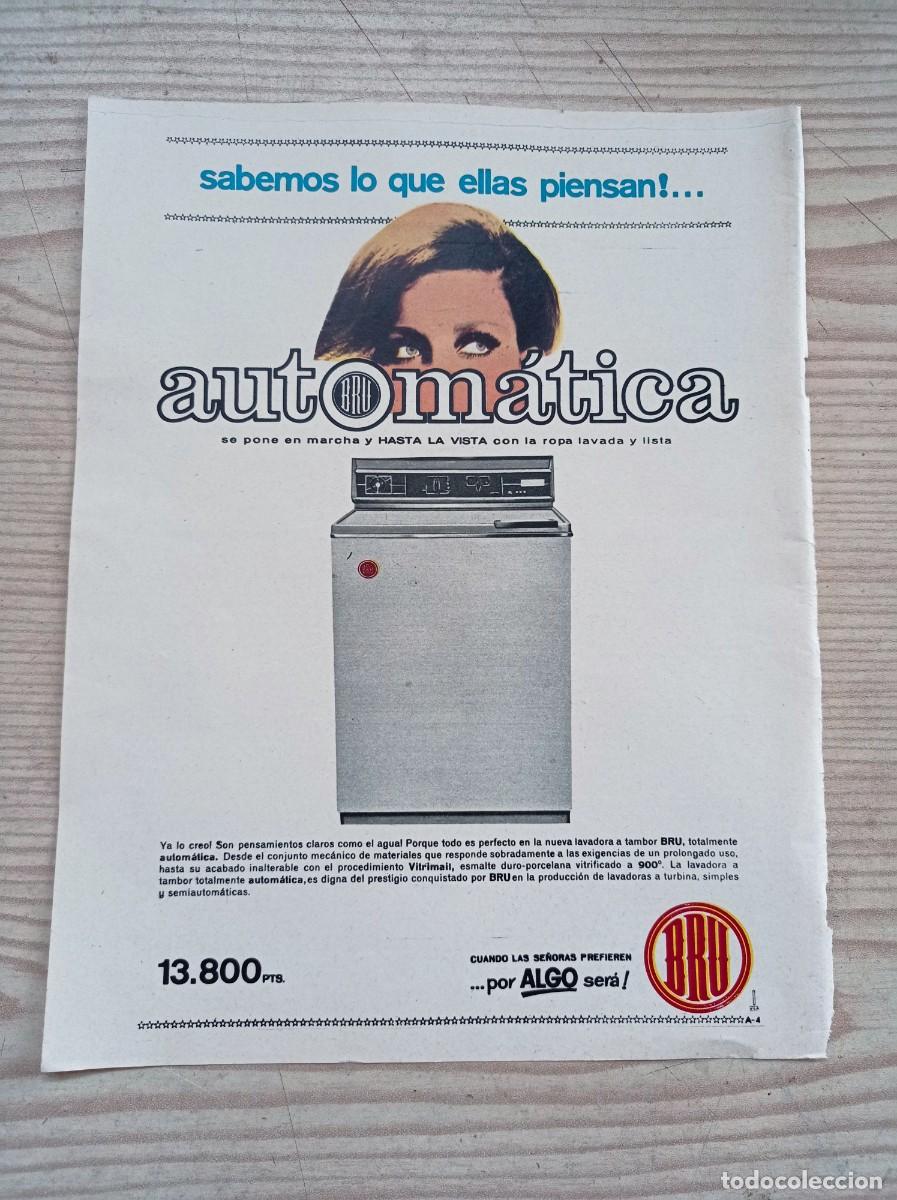 Paper Collecting Others: Hoja Publicidad Lavadora BRU - A&ntilde;os 60