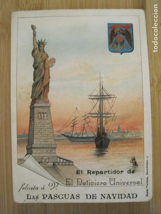 Sammelleidenschaft Andere Papierartikel: EL REPARTIDOR DE EL NOTICIERO UNIVERSAL-FELICITACION ANTIGUA NAVIDAD-VER FOTOS-(100.809)